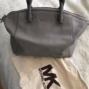 Michael Kors Handbag - Light Grey - Genuine Leather